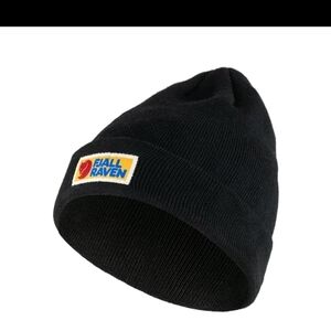 NWT Fjallraven Vardag Classic Beanie Black Winter Unisex 78141 One Size Patch